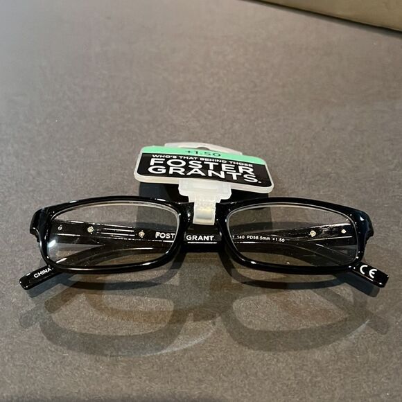 Nice Sturdy Readers by Foster Grant in Black. 1.25  1.50 nwt - Picture 3 of 4
